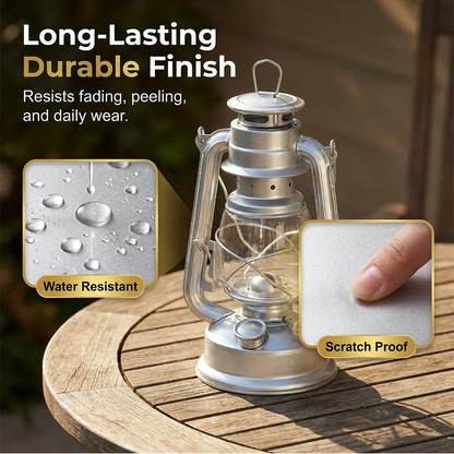 Water-Based Silver Paint for Metal & Wood