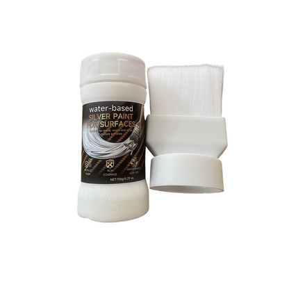 Water-Based Silver Paint for Metal & Wood
