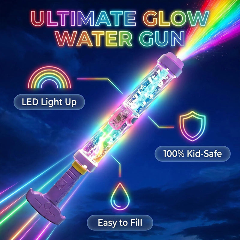 LED Glow-in-the-Dark Pump Action Water Blaster