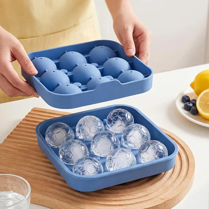 Football Shape Silicone Ice Ball Mold
