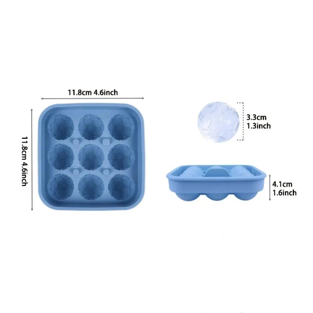 Football Shape Silicone Ice Ball Mold