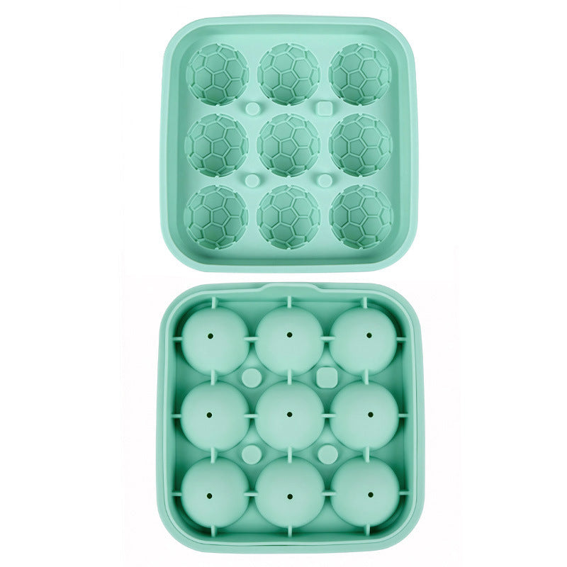 Football Shape Silicone Ice Ball Mold