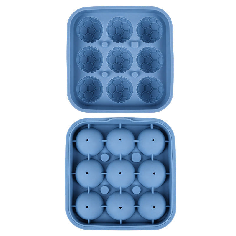 Football Shape Silicone Ice Ball Mold