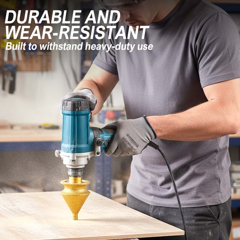 ⚙️ LIMITED-TIME 49% OFF! ✨ Diamond Chamfering Bit for Grinder – Multi-Function, Brazed Diamond, Universal Fit 💎