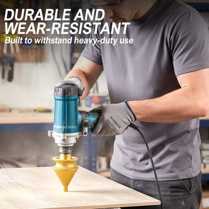 ⚙️ LIMITED-TIME 49% OFF! ✨ Diamond Chamfering Bit for Grinder – Multi-Function, Brazed Diamond, Universal Fit 💎