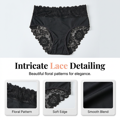 Women's Soft Breathable Lace Briefs