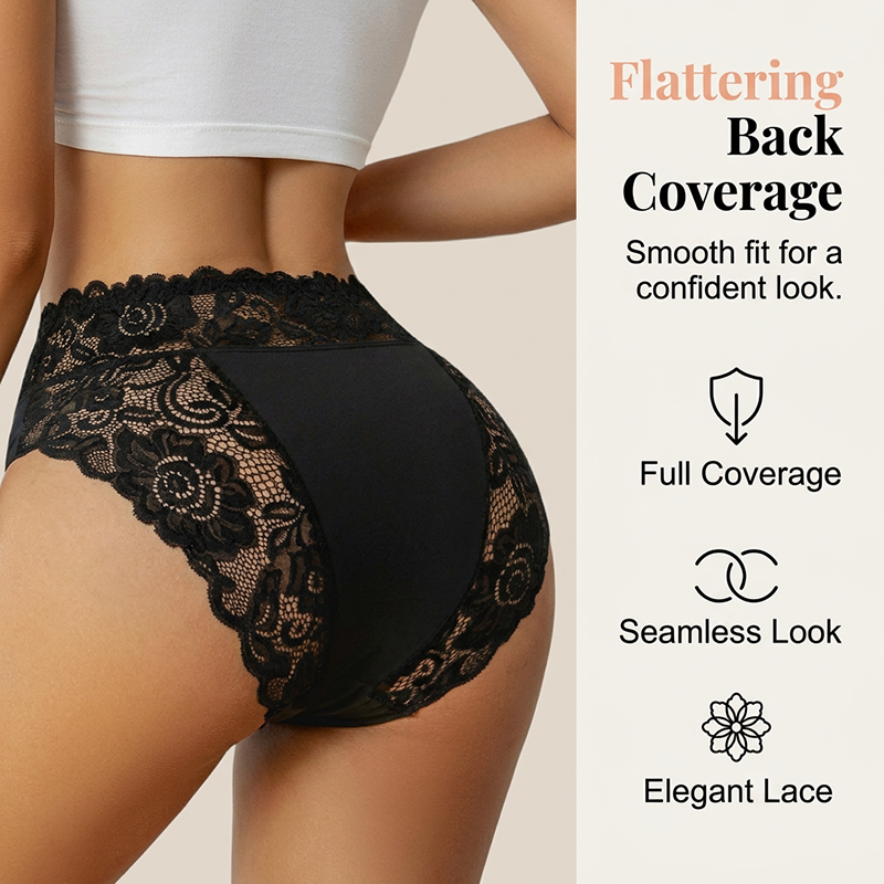 Women's Soft Breathable Lace Briefs