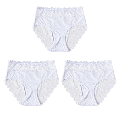 Women's Soft Breathable Lace Briefs
