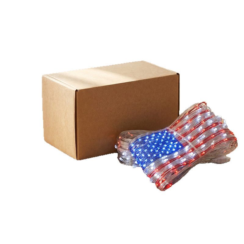 ❤️✨ Patriotic Flag Net Lights – USB, Waterproof, 50,000-Hour ✨