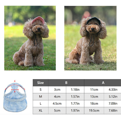 ⏳Time-Limited Special⏰Dog Sun Hat with Wide Brim – UV protection & breathable – Adjustable strap, perfect for summer walks or beach trips – keeps your pet cool and safe 🐶🌊✨