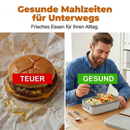 📢📢45% off now！🍱⚡ Portable electric lunch box with self-heating 🔋🌡️