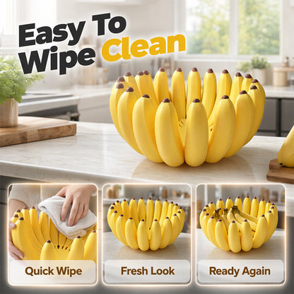 🎉 Creative Banana Shape Fruit Bowl