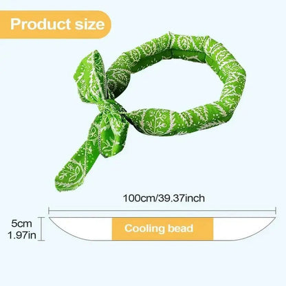 Summer Pet Cooling Collar Wrap