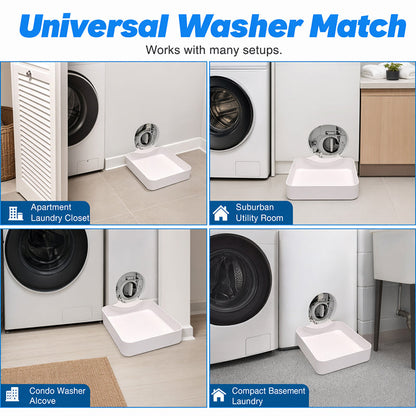 Universal Front-Load Washing Machine Drain Pan💧