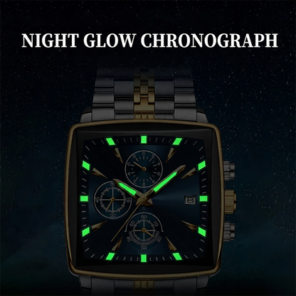 ⏳ 49% off for a limited time only! 💥 Classic square-faced quartz watch for men