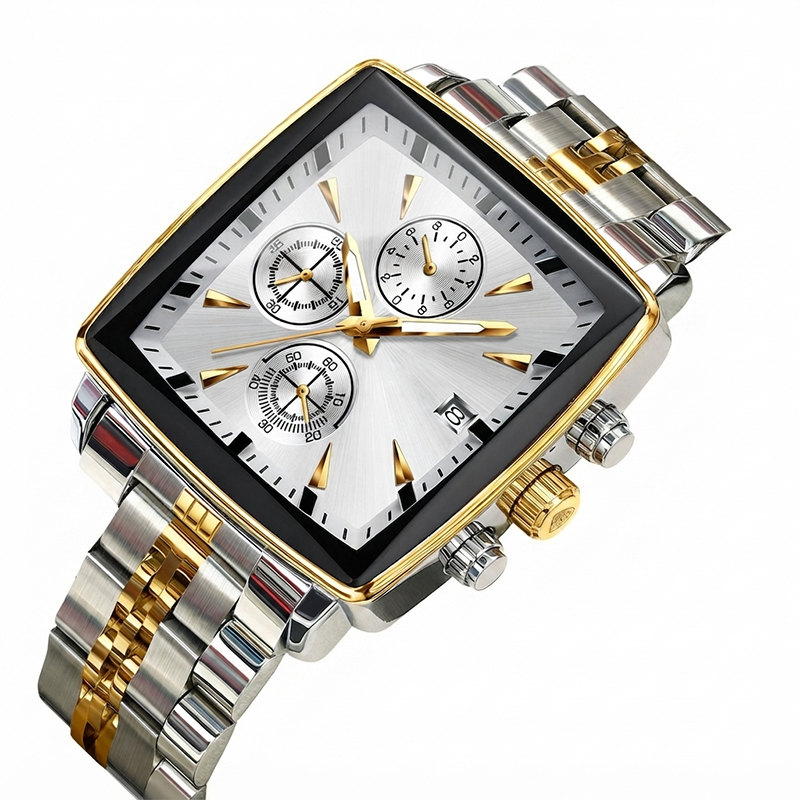 ⏳ 49% off for a limited time only! 💥 Classic square-faced quartz watch for men