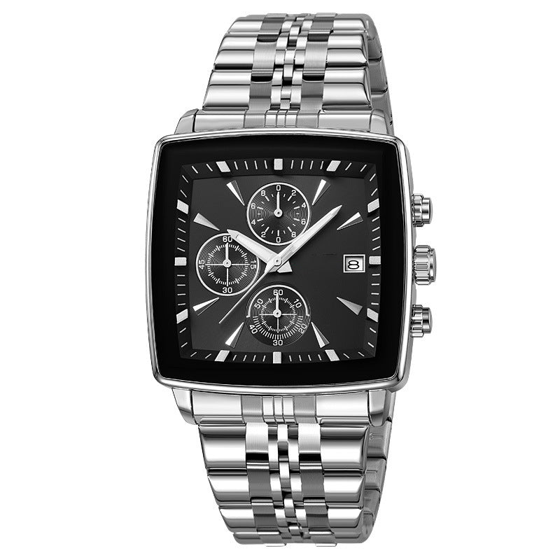⏳ 49% off for a limited time only! 💥 Classic square-faced quartz watch for men