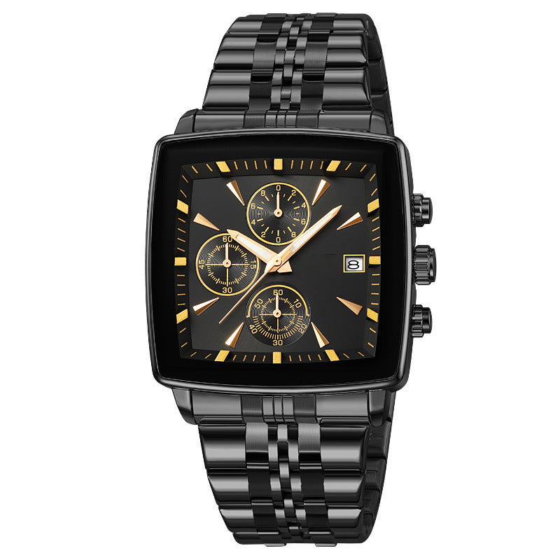 ⏳ 49% off for a limited time only! 💥 Classic square-faced quartz watch for men