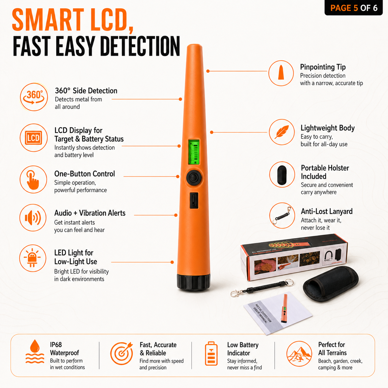 ⏳Limited-time 48% off⏰High Sensitivity Handheld Metal Detector