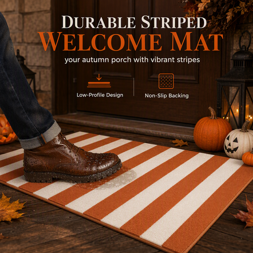 🚪 LIMITED‑TIME 48% OFF! ✨ Simple Striped Non‑Slip Door Mat – Stain‑Resistant, Durable, Multi‑Size ✨