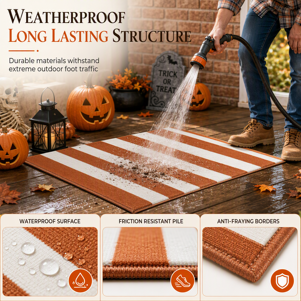 🚪 LIMITED‑TIME 48% OFF! ✨ Simple Striped Non‑Slip Door Mat – Stain‑Resistant, Durable, Multi‑Size ✨