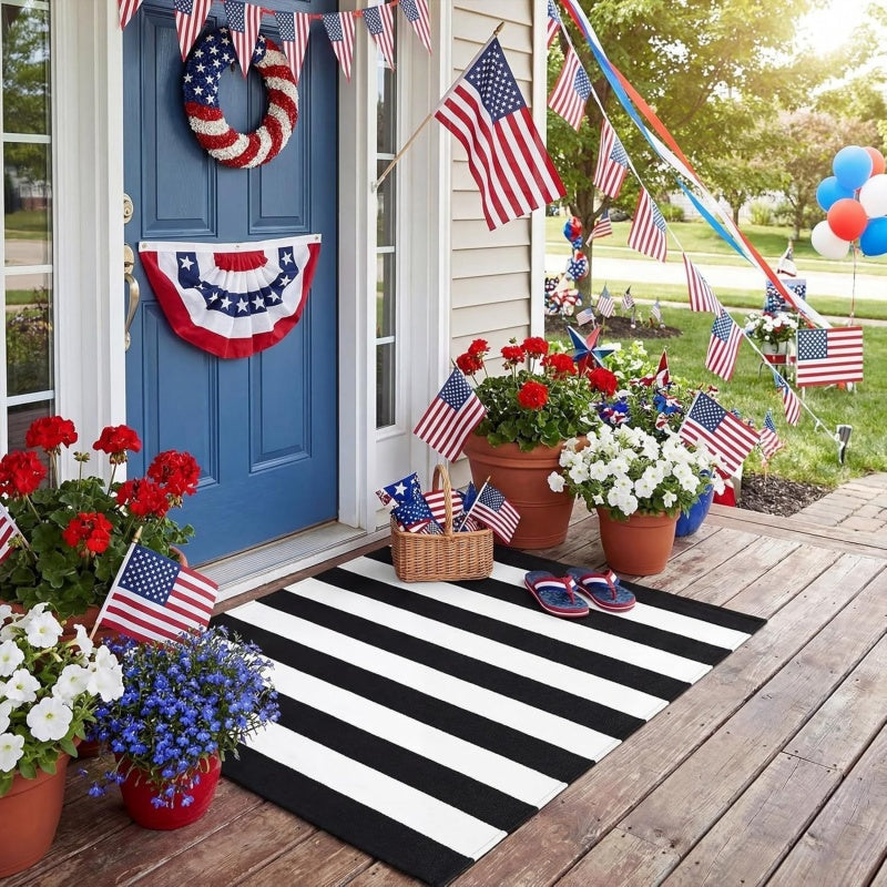 🚪 LIMITED‑TIME 48% OFF! ✨ Simple Striped Non‑Slip Door Mat – Stain‑Resistant, Durable, Multi‑Size ✨