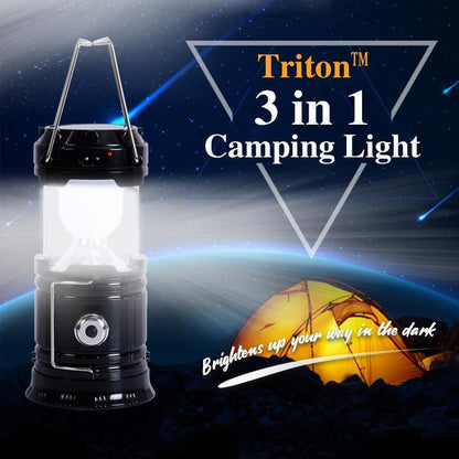 ⏳Limited-time 48% off⏰3-in-1 LED Flame Camping Lantern⛺🔦