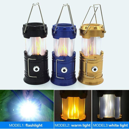 ⏳Limited-time 48% off⏰3-in-1 LED Flame Camping Lantern⛺🔦