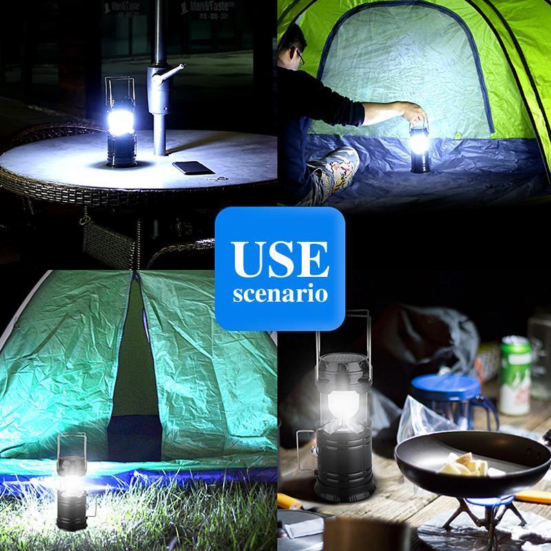 ⏳Limited-time 48% off⏰3-in-1 LED Flame Camping Lantern⛺🔦