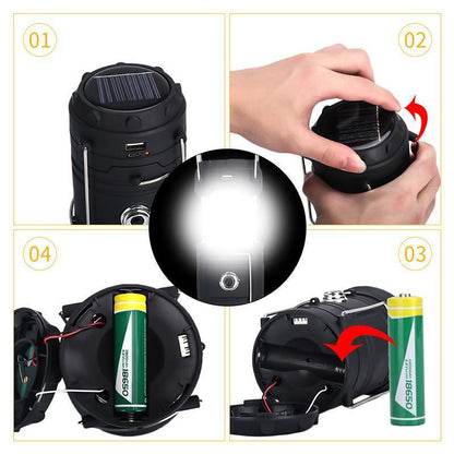 ⏳Limited-time 48% off⏰3-in-1 LED Flame Camping Lantern⛺🔦